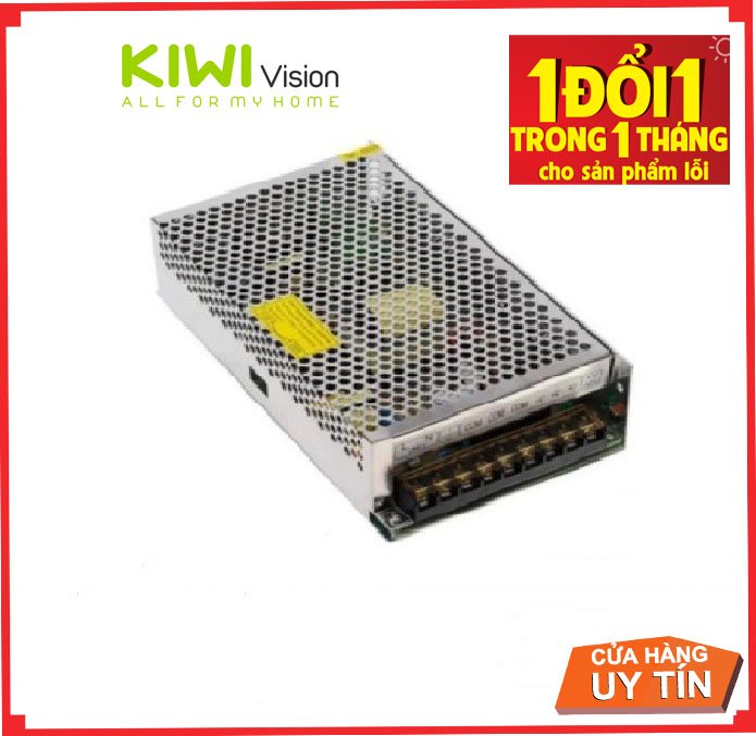 Bộ nguồn tổng 12v - 15a dùng cho camera và đèn led