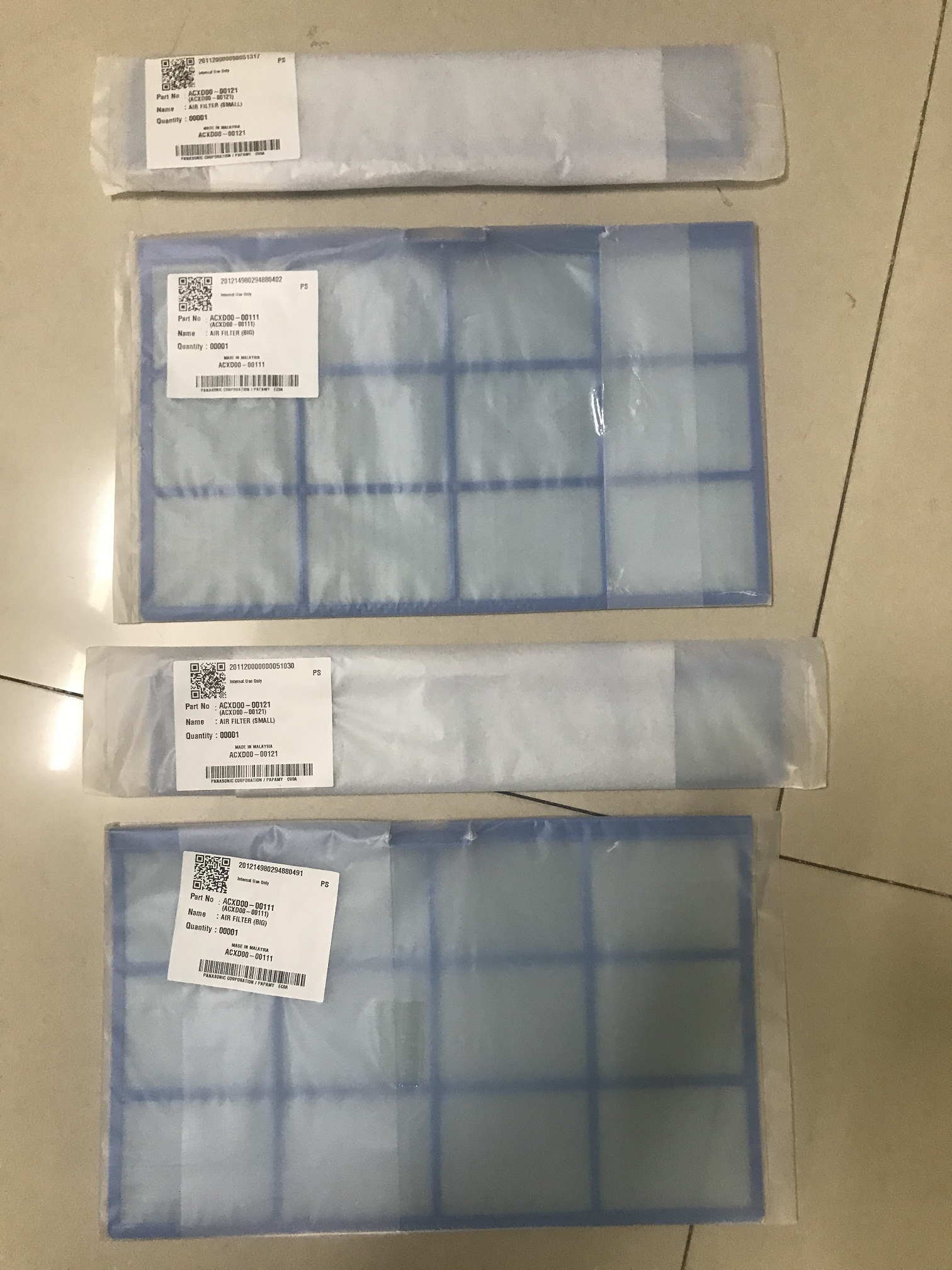 lưới lọc máy lạnh panasonic (loại 4 lưới)