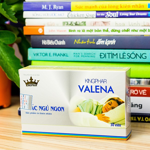 Combo 2 hộp Viên Uống Ngủ Ngon Valena Kingphar - Giảm căng thẳng, lo âu, giúp an thần, đem đến giấc ngủ nhanh chóng, tự nhiên sáng dậy tỉnh táo.