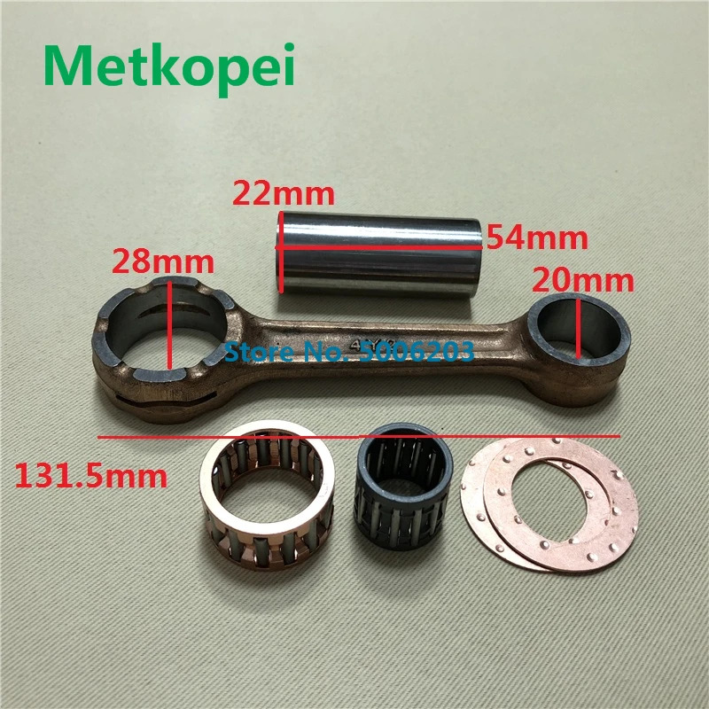 Thanh truyền trục khuỷu xe máy DT125 DT175 DTK125 RS125 RD135 dành cho Yamaha 125cc 135cc 175cc với bạc đạn kim.