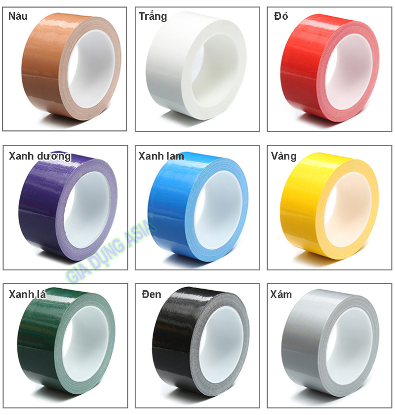 Băng keo VẢI dai siêu dính trên mọi chất liệu, có thể xé được (4.5CM-5CM) dài 10 mét