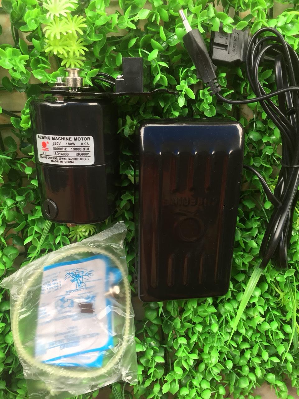 Moter máy may gia đình công suất 180W Thích hợp sử dụng máy may con bướm sinco...