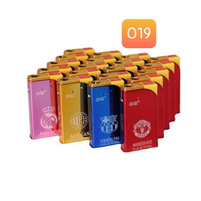 Bật lửa khò tia sl019 - vỏ nhôm bóng - có bơm - hộp quẹt khò chống gió