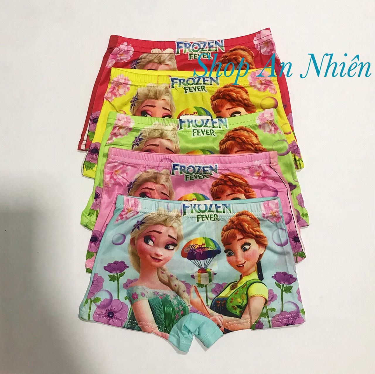 Combo 5 quần lót elsa bé gái 10-25kg