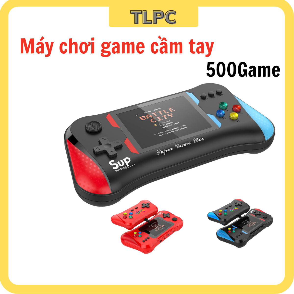 Máy Chơi Game Cầm Tay mini X7 Plus Hơn 500 Game Màn Hình HD Phiên Bản Mới Nhất Có Tay Cầm Chơi Game 2 Người