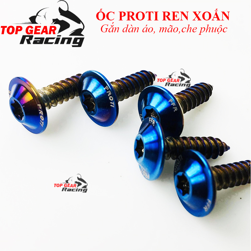 Ốc proti titan ren xoăn đa năng gắn dàn áo