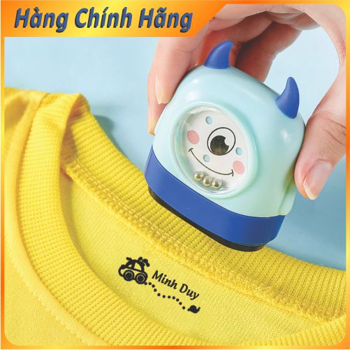 Khắc làm con dấu in dễ thương in giấy và vải, có game mini bề mặt dấu