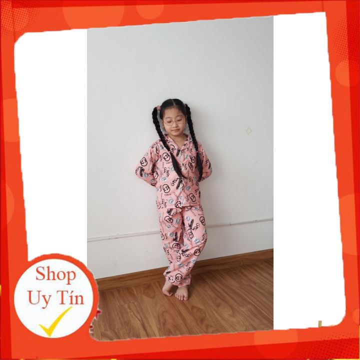 🐳Bộ đồ ngủ pijama🐳 áo quần dài in hình ngộ nghĩnh cho các bé - nhiều màu