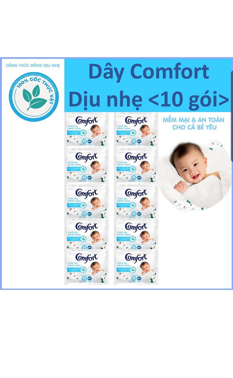 Nước xả vải Comfort Diu nhe Dây 10 gói