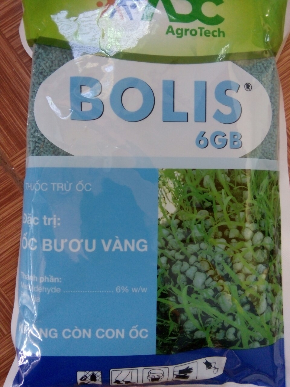 [ KHẮC TINH LOÀI ỐC] Thuốc trừ ốc Bolis  6GB - 1 kg