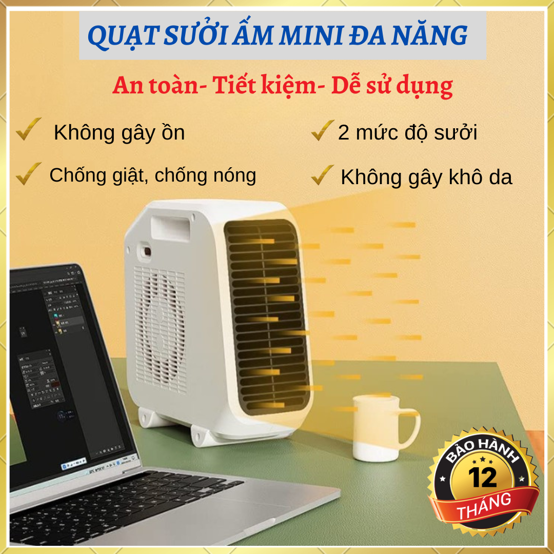 Máy sưởi ấm phòng ngủ cho em bé - máy sưởi ấm mini - máy sưởi ấm mùa đông NFJ008 - quạt sưởi ấm 2 chiều - quạt sưởi ấm cầm tay - đèn sưởi nhà tắm - quạt sưởi giá rẻ hơn quạt sưởi ấm sunhouse, máy sưởi ấm xioami ...