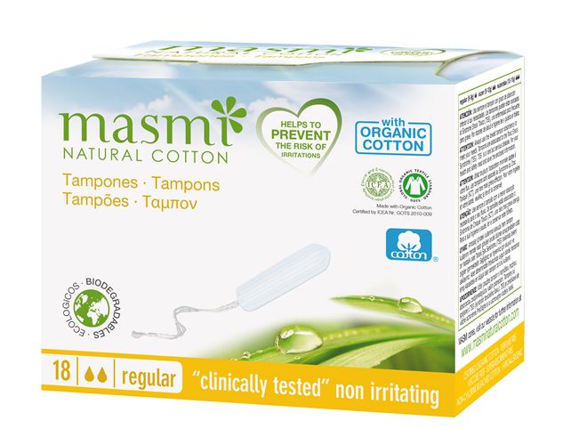 Tampon không cần đẩy 1234 giọt hữu cơ Masmi