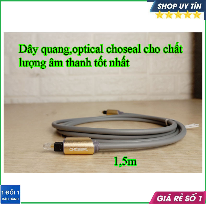 Dây tín hiệu quang âm thanh Choseal AQ5213 dài 1.5m