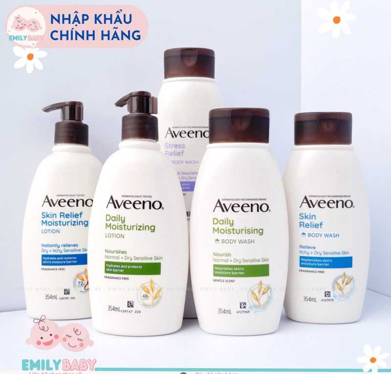 Kem dưỡng thể người lớn Aveeno Lotion 354ml