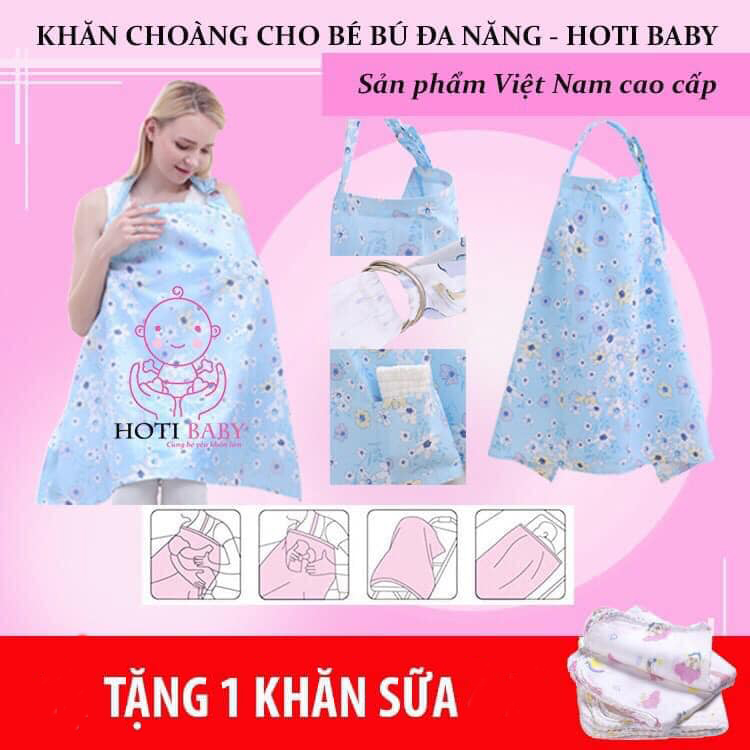 Khăn choàng cho bé bú có gọng đa năng HOTI BABY