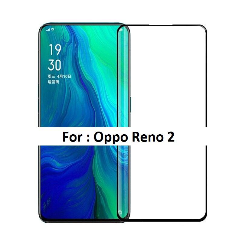 [FULL-ĐEN] Miếng kính cường lực Full viền màn hình điện thoại Oppo Reno 2