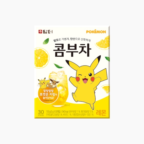 Trà kombucha damtuh hàn quốc vị trái cây - hộp 30 gói