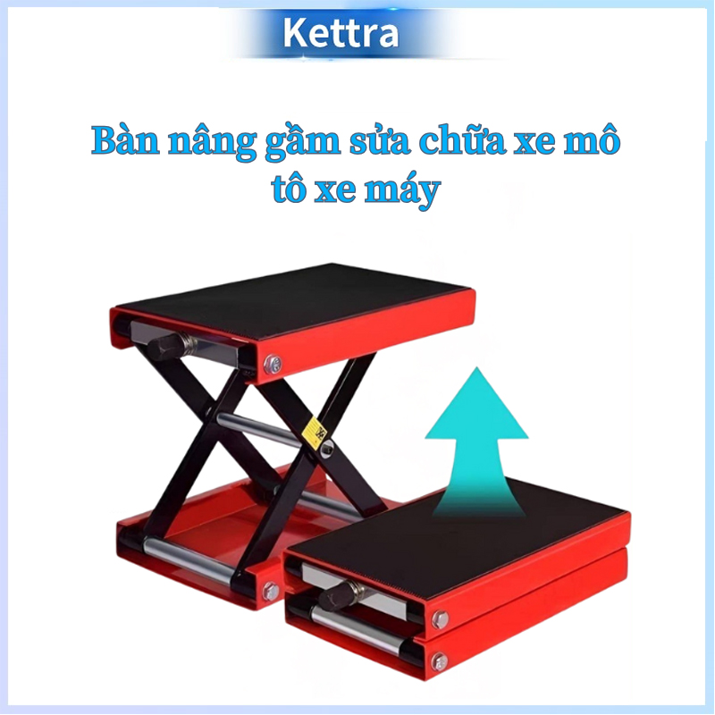 Bàn nâng gầm sửa chữa xe mô tô xe máy chuyên nghiệp, Nâng ổn định, nâng mạnh