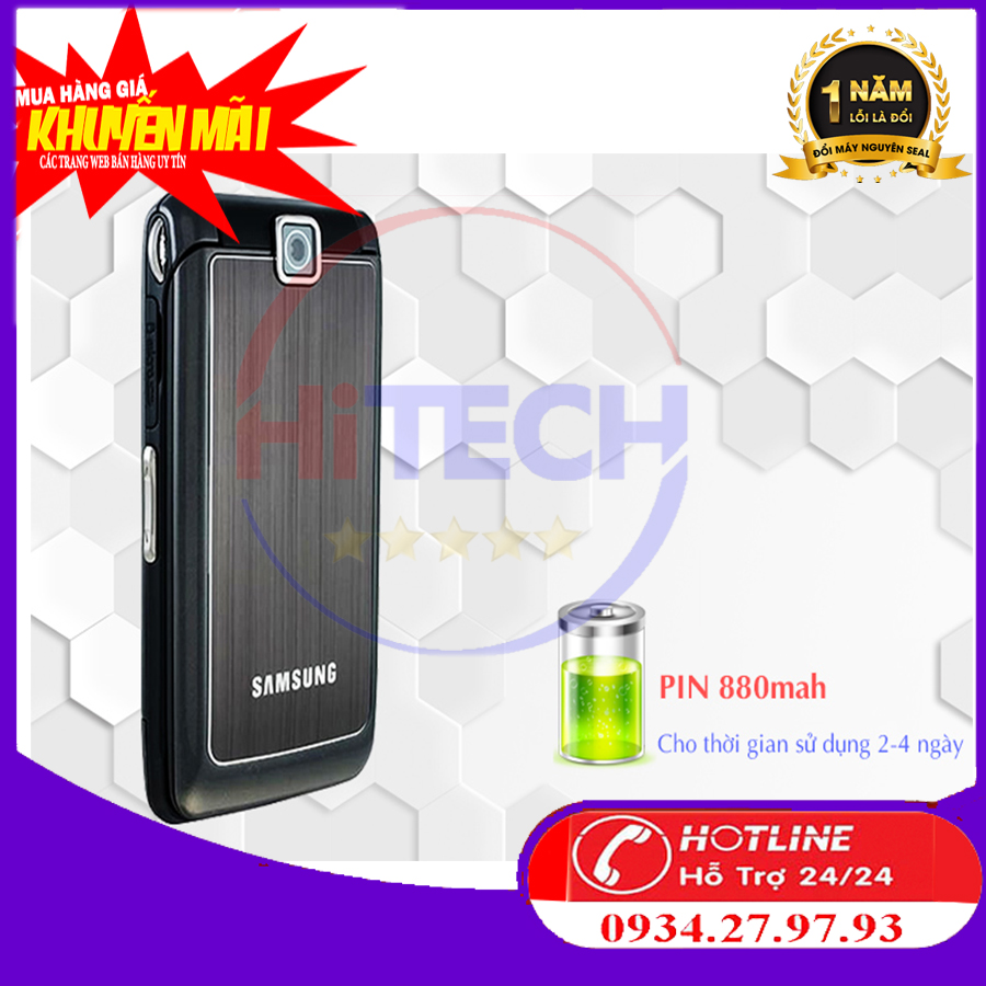 [HCM][ ĐIỆN THOẠI NẮP GẬP ] Điện thoại Samsung s3600i  MÀU ĐEN máy chính hãng