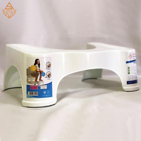 Ghế kê chân toilet chống táo bón song anh