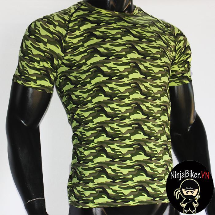 ÁO THUN RẰN RI ÁO LÍNH( rằn ri xanh dạ)