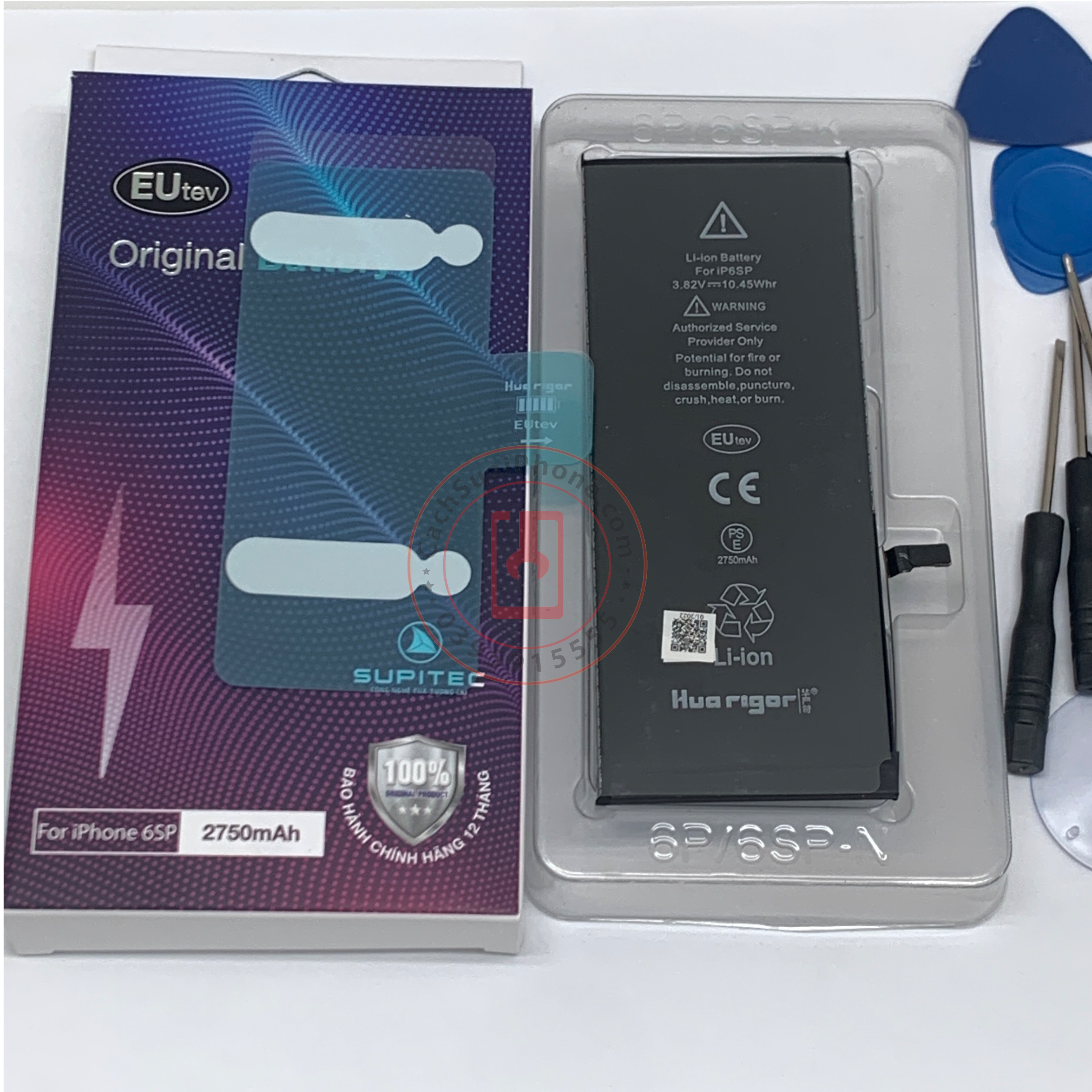 Pin ip 6s plus eu tev công ty supitec tiêu chuẩn xuất khẩu châu âu