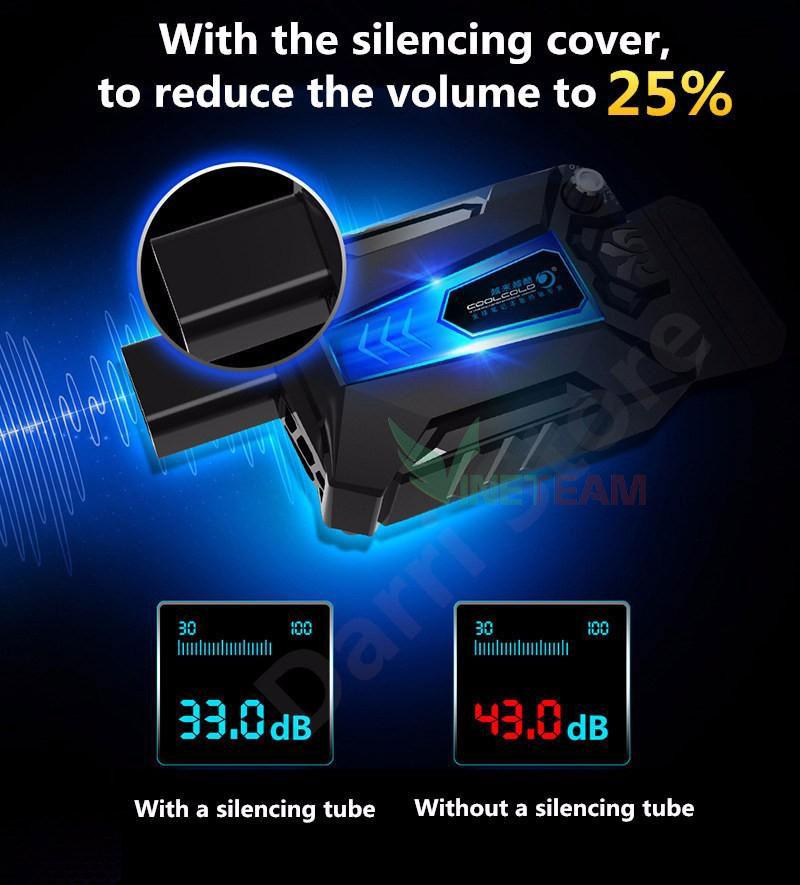 Quạt hút gió tản nhiệt laptop Coolcold Ice Magic 3