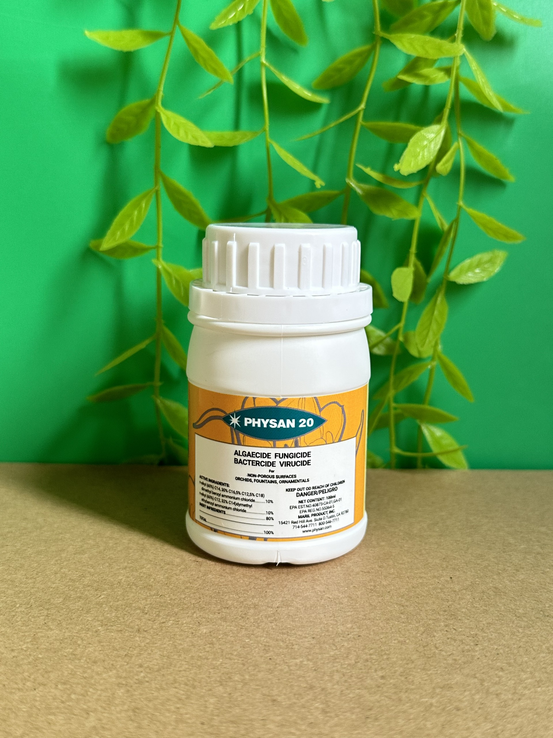 Physan 20 Mỹ 100ml hàng nhập nguyên chai dùng để sát khuẩn, diệt thối nhũn và diệt nấm bệnh dành cho hoa lan cây cảnh