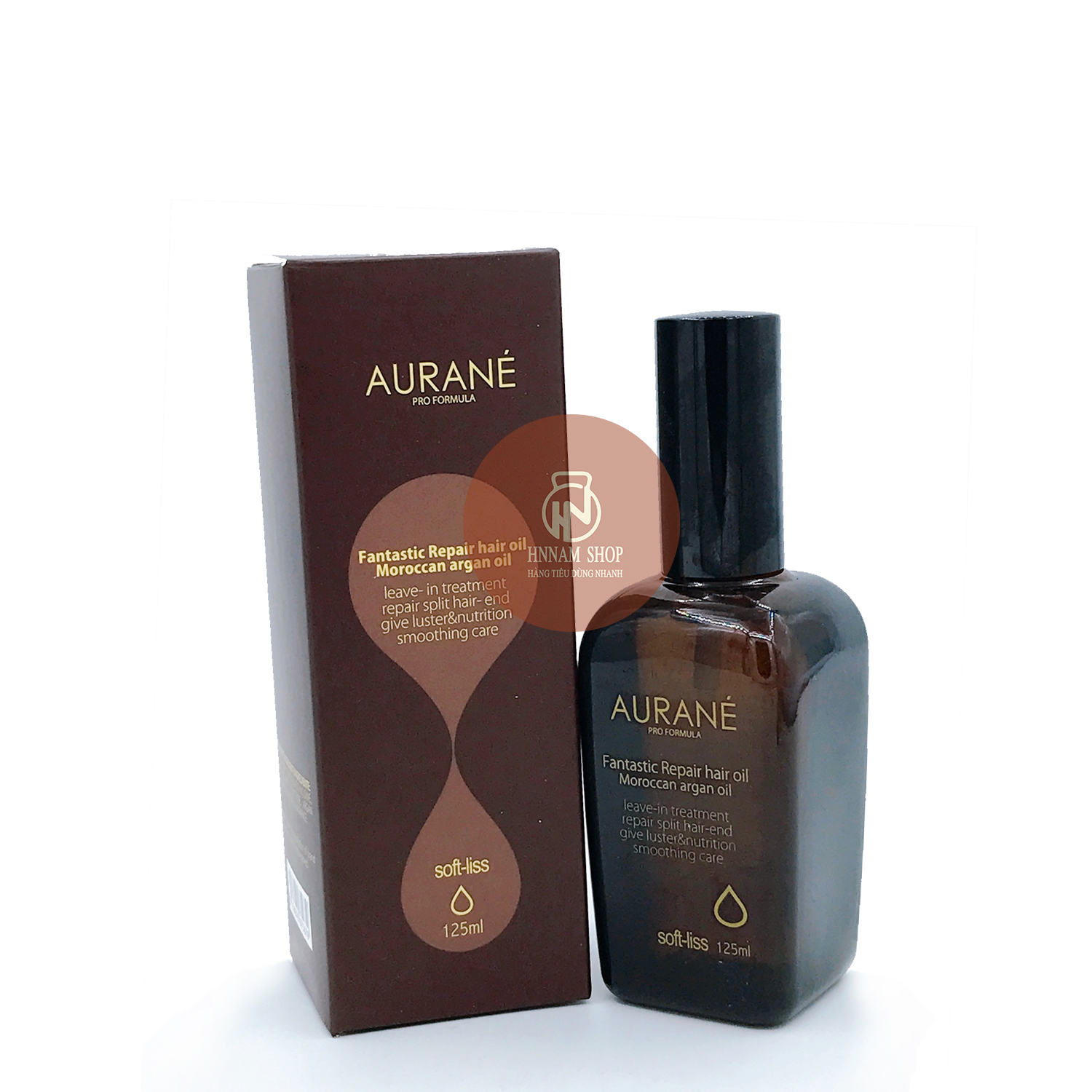 Tinh dầu serum dưỡng bóng phục hồi tóc Aurane Soft liss 125ml phục hồi tóc khô xơ hư tổn giữ màu bóng mượt..