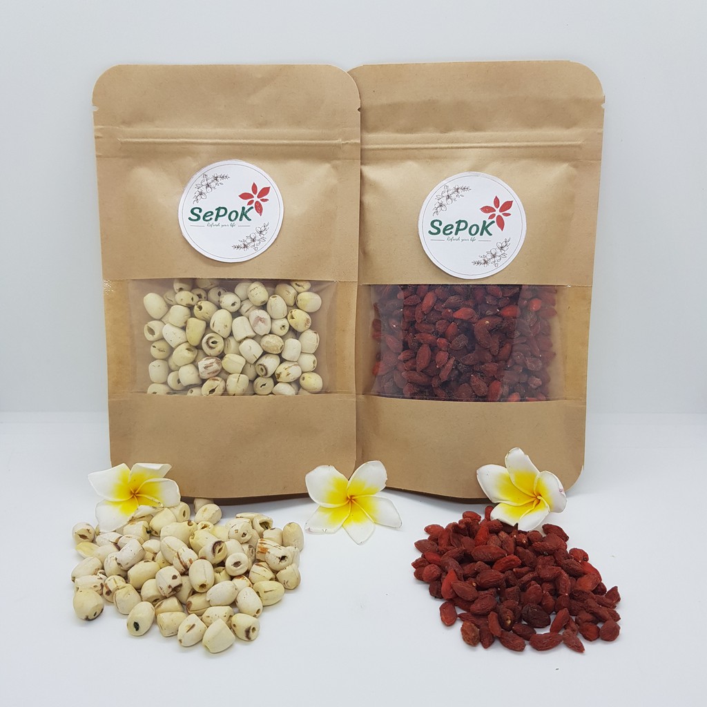 Combo Hạt sen và kỷ tử mỗi loại 100g-SePok