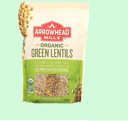 Đậu Lăng Xanh Hữu Cơ hiệu Arrowhead  453g
