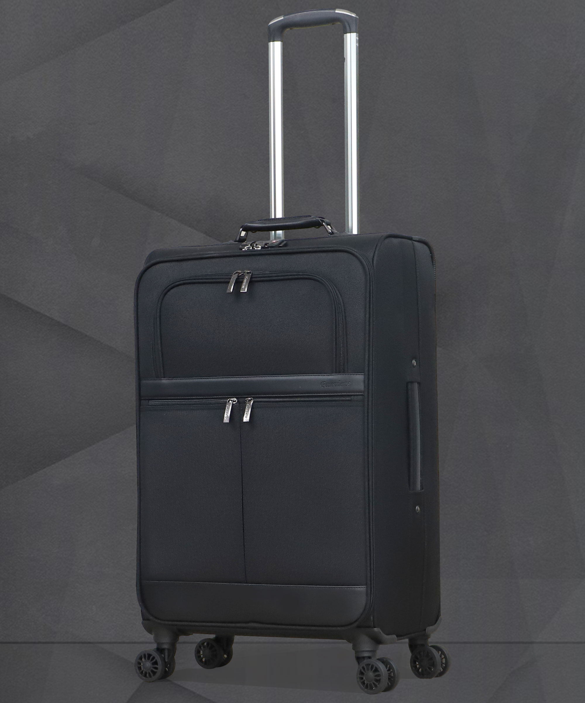 Vali kéo du lịch Panviene PSC4 Size 24 inches Vali vải du lịch Vali vải du lịch Vali xách tay Vali vải kéo cao cấp Vali khóa TSA Vali 4 bánh