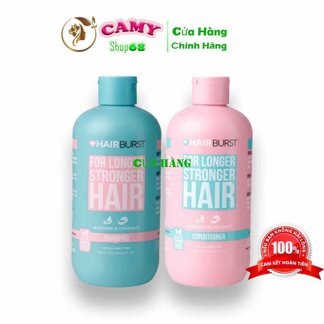 Dầu gội hairburst 350ml*2 phục hồi tóc hư tổn - dầu gội cặp kích thích mọc tóc chính hãng camy shop68
