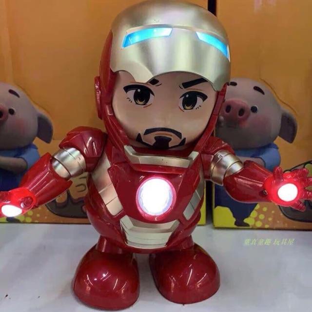 Đồ chơi robot người sắt iron man nhảy múa