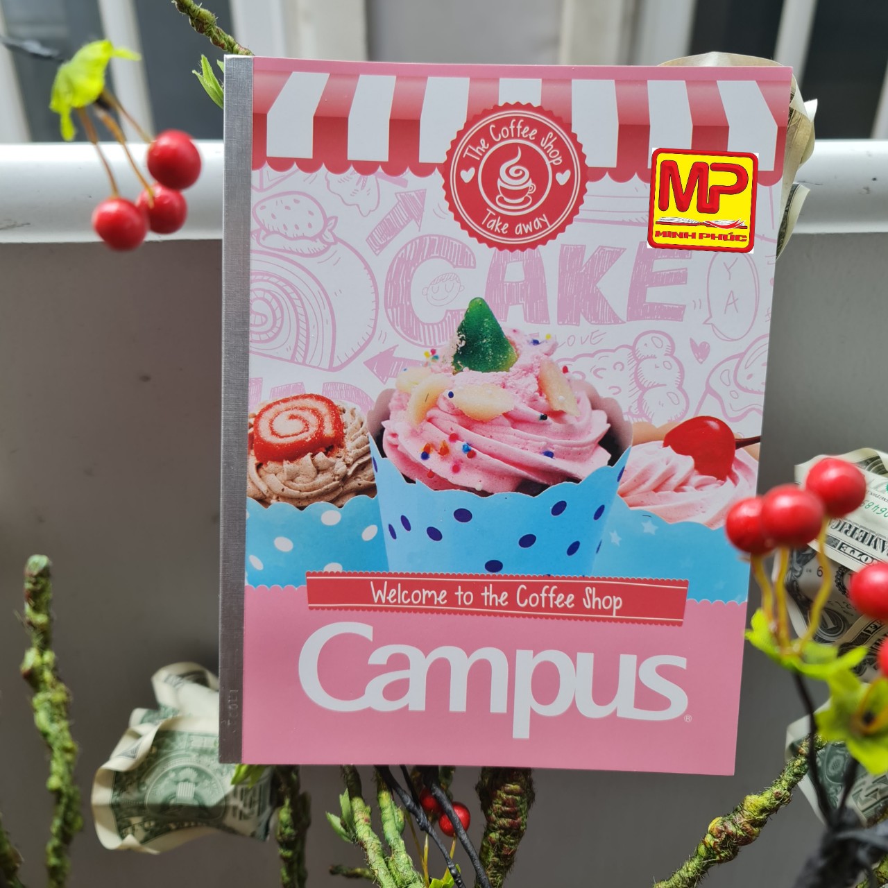 Tập Học Sinh Campus The Coffee Shop - Tập 96 Trang Định Lượng 70Gsm, Viết Không Lem Dành Cho Văn Phòng Học Sinh | VPP Minh Phúc