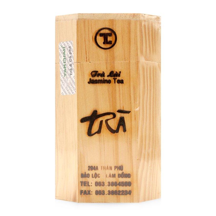 Trà lài hộp gỗ tâm châu 100g