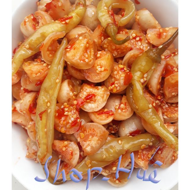 Mắm cà ớt Huế siêu giòn, ngon mê ly 480gr nhà làm,ăn chay được