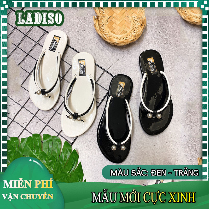 Dép xỏ ngón kẹp nữ ladiso siêu nhẹ êm ái cực xinh tt405