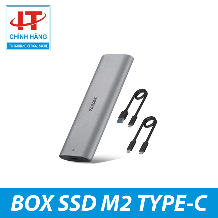 BOX M2 SSD TYPE C3.1M NVMe SATA SSK C327 - Hàng Chính Hãng