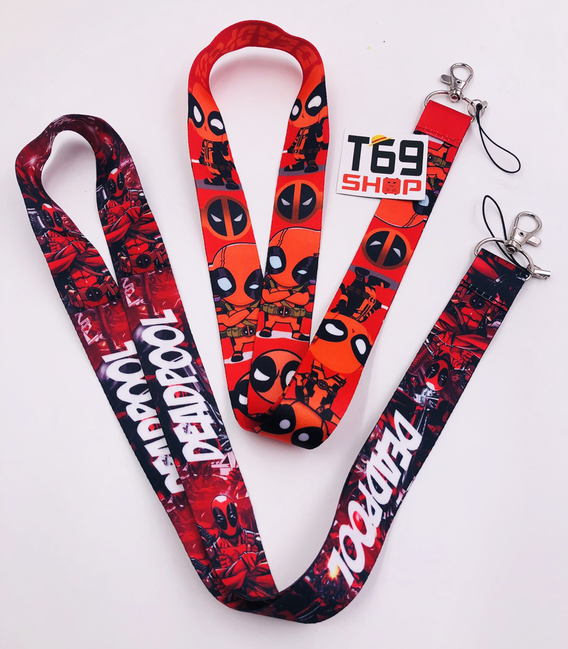 Móc khóa dây strap Deadpool - Marvel