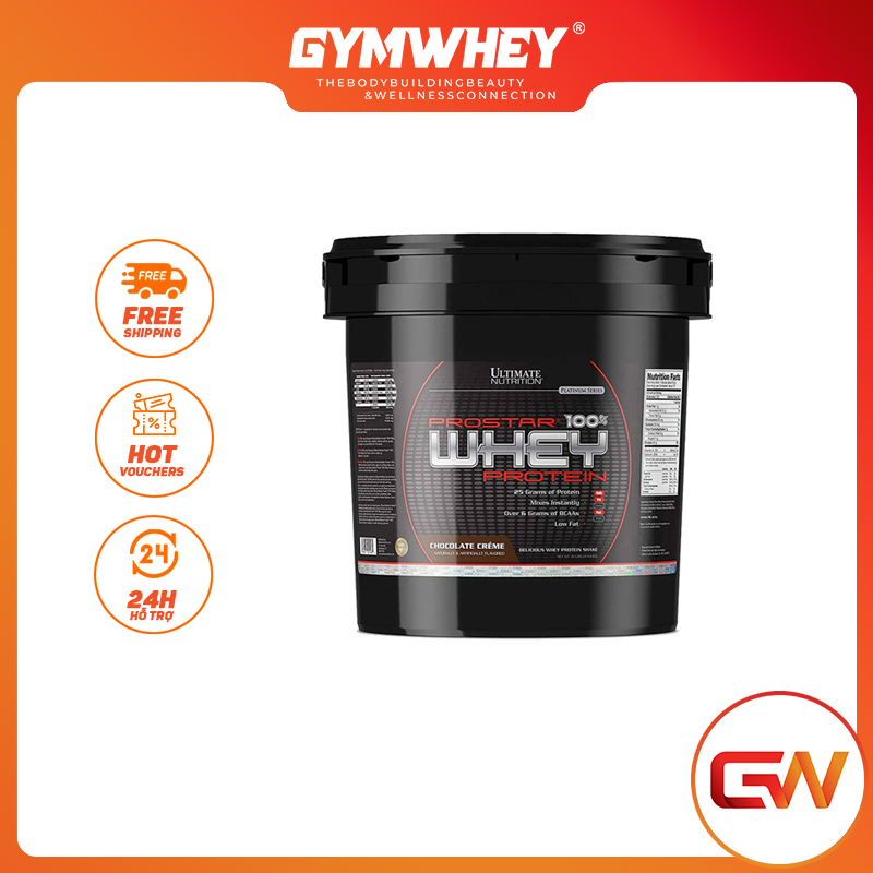 Ultimate Nutrition Prostar Whey Sữa Tăng C ơ - Tăng Hiệu Suất Tập Luyện 10LBS