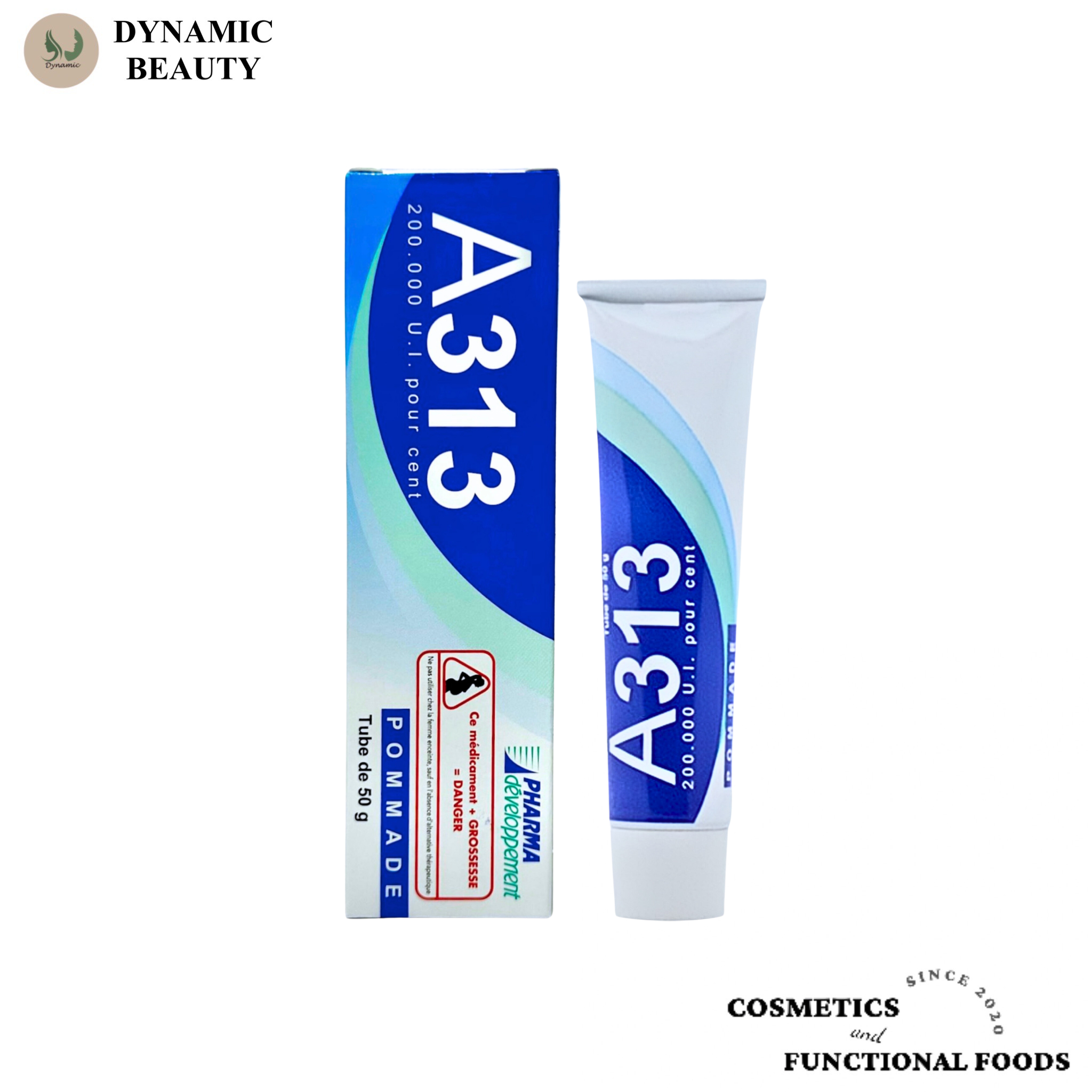 [A313 retinol nội địa Pháp] Kem retinol A313 pommade 50g chống lão hóa giảm mụn, mờ thâm nám Pháp