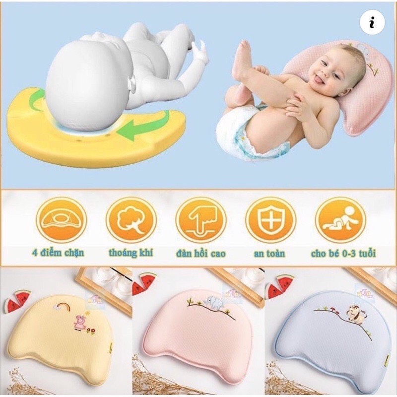 Gối Cao Su Non babymoov Chống Méo Đầu Cho Bé Sơ Sinh