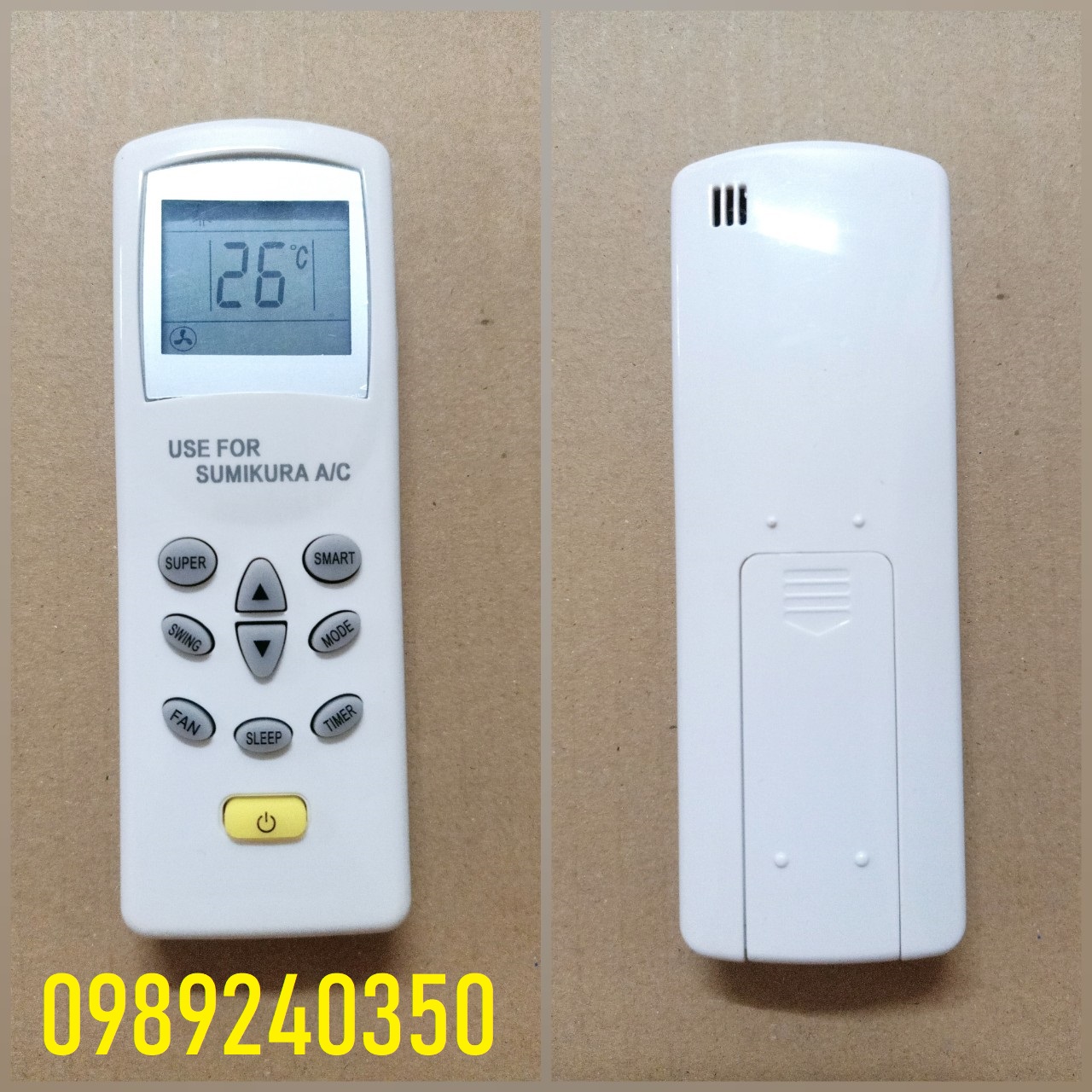 Remote Điều khiển điều hòa máy lạnh Sumikura 1 chiều