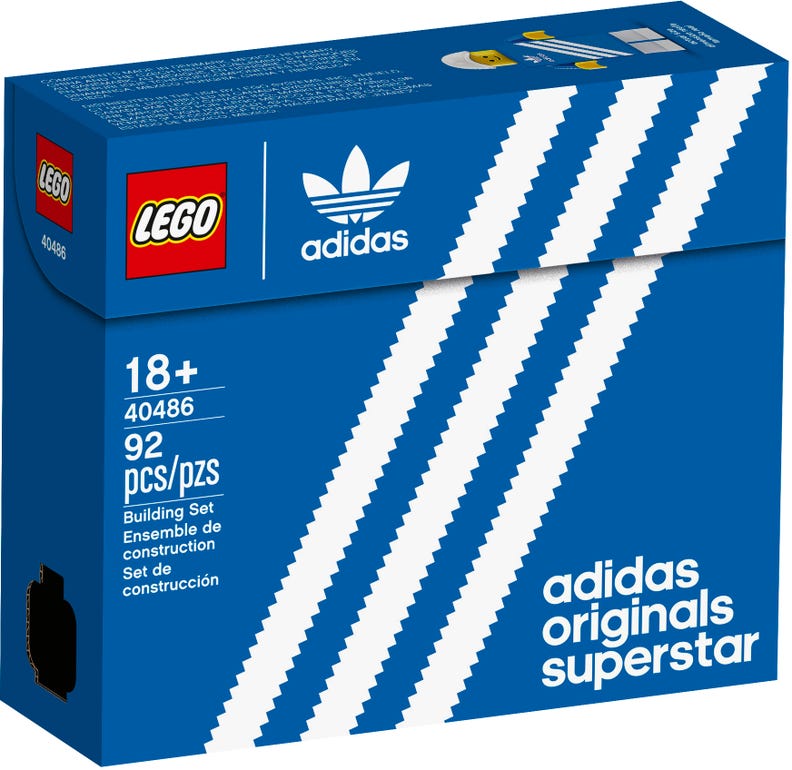 BRICK4U - LEGO ADIDAS - 40486 - ADIDAS ORIGINALS SUPERSTAR MINI