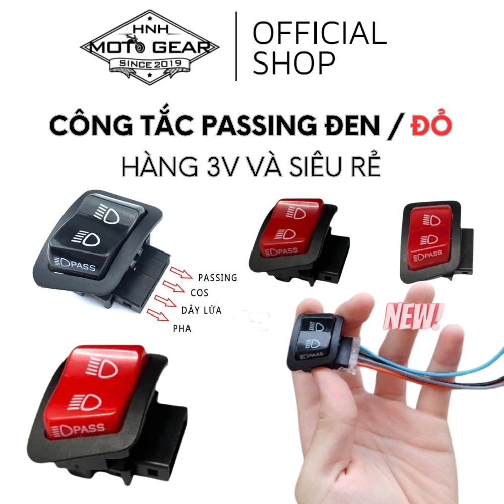 Công Tắc Passing SH, Wave, Rsx, AB, Vision, Blade, Winner Hàng 3V Và Siêu Rẻ