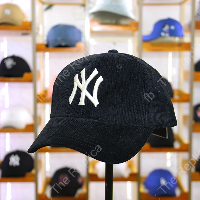 Mũ lưỡi trai cao cấp NY Boston nhung tăm nhiều màu