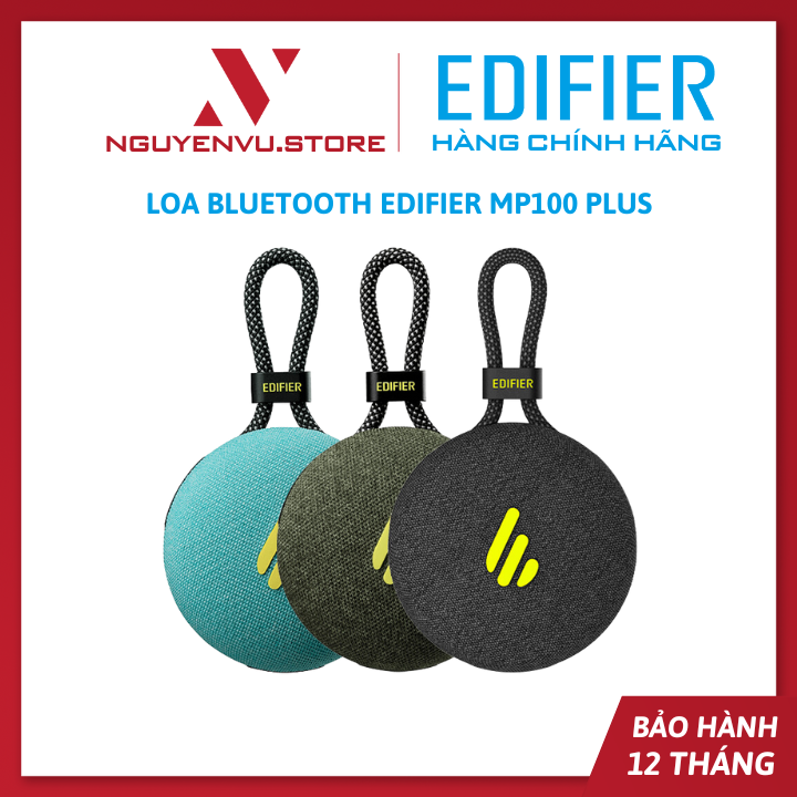 Loa bluetooth edifier mp100 plus | công suất 5w | chống nước ipx7 - hàng chính hãng