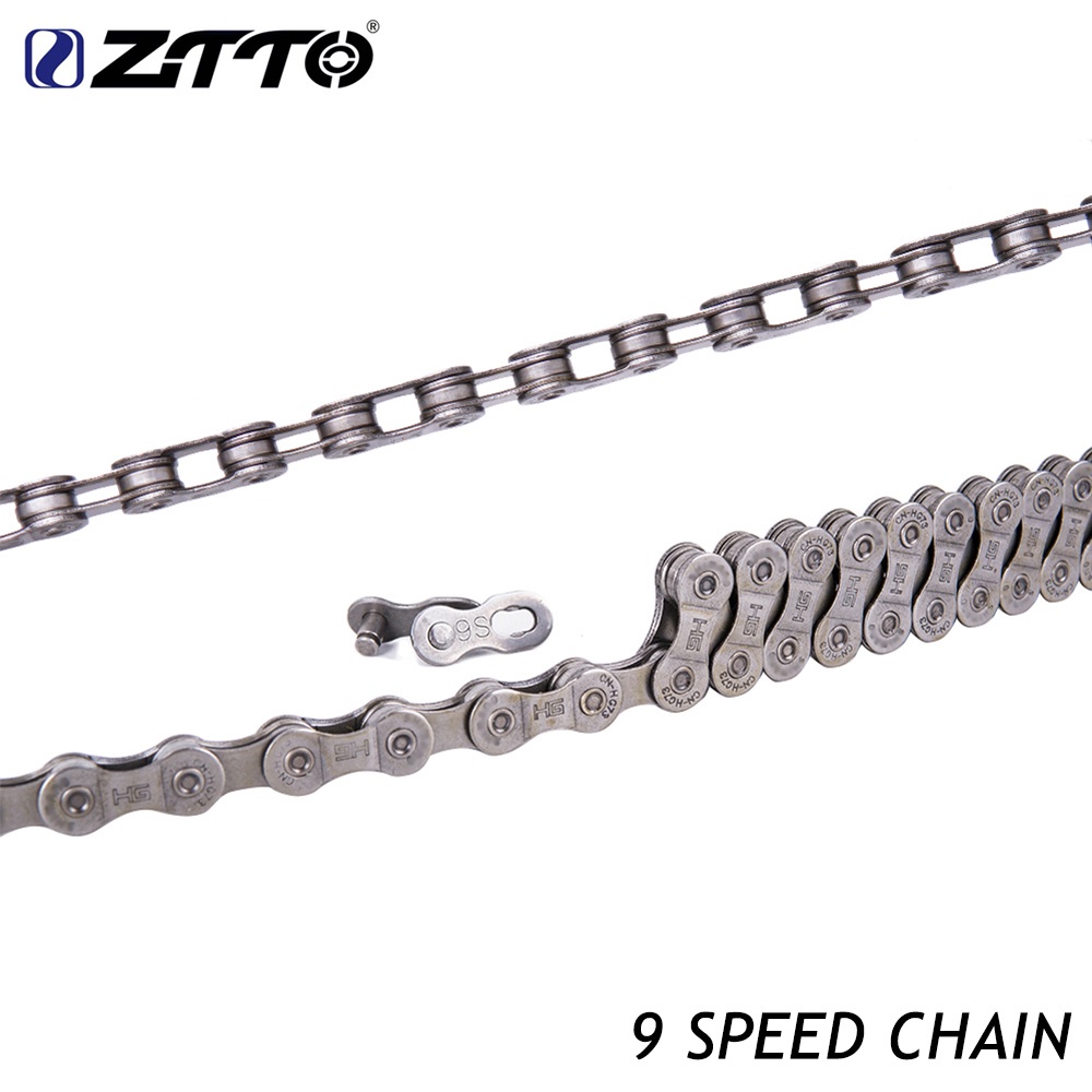 Dây xích xe đạp 9 tốc độ màu bạc chất lượng cao