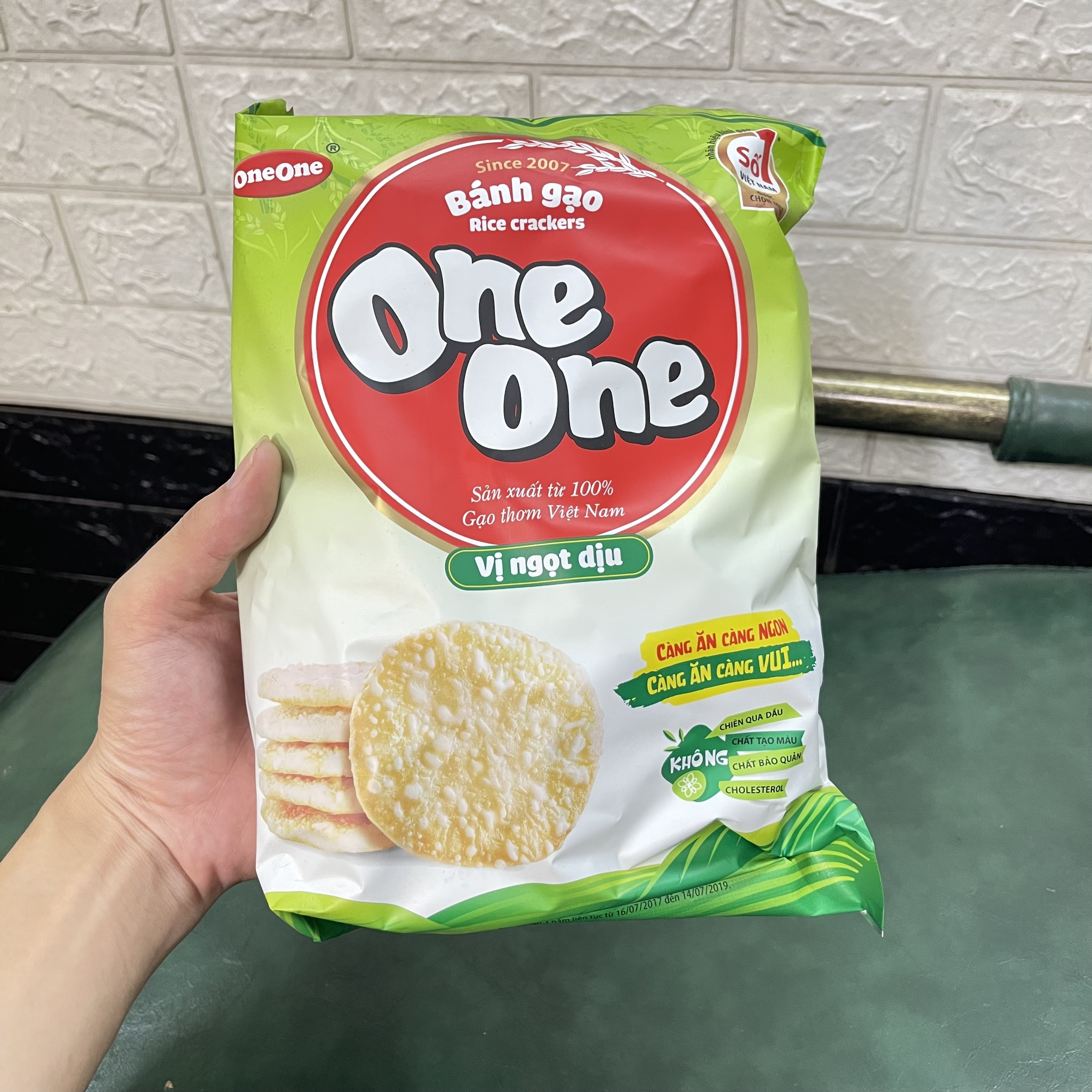 Bánh gạo one one vị ngọt dịu 150g
